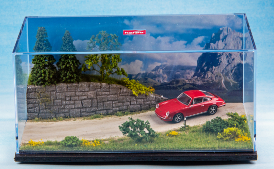 Mit dem Porsche in den Bergen, 1:87