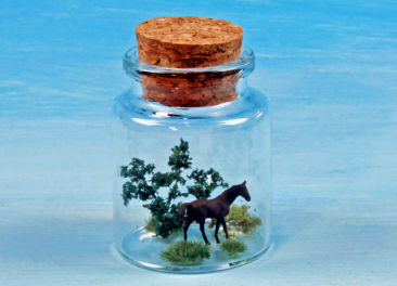 Pferd im Glas