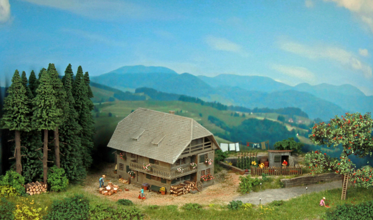 Schwarzwald Diorama Spur N