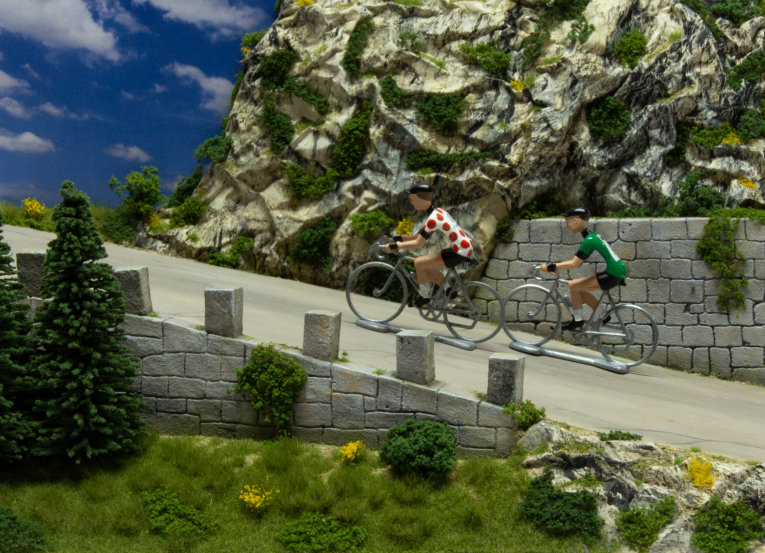 Diorama "Bergetappe Tour de France"